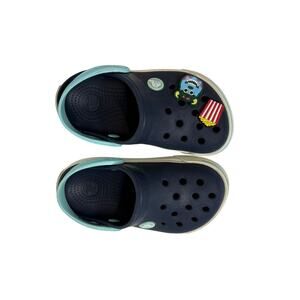 Crocs Crocband Clogs Blue Slip on Shoe‎ Water Shoe Waterproof sz 8/9 Kids